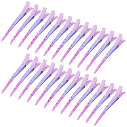 Bantoye Duck Bill Clips 24 Pack gradient pink front view