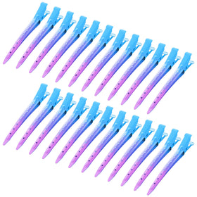 Bantoye Duck Bill Clips 24 Pack in gradient blue front view