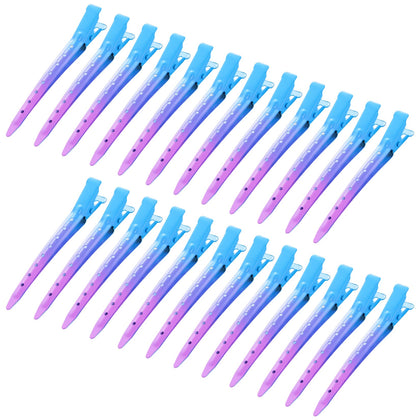 Bantoye Duck Bill Clips 24 Pack in gradient blue front view