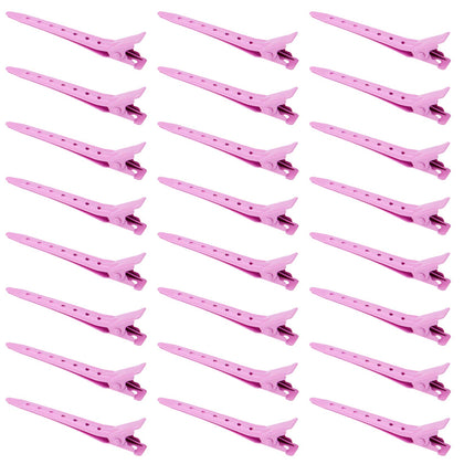 Bantoye Duck Bill Clips 24 Pack in pink front view