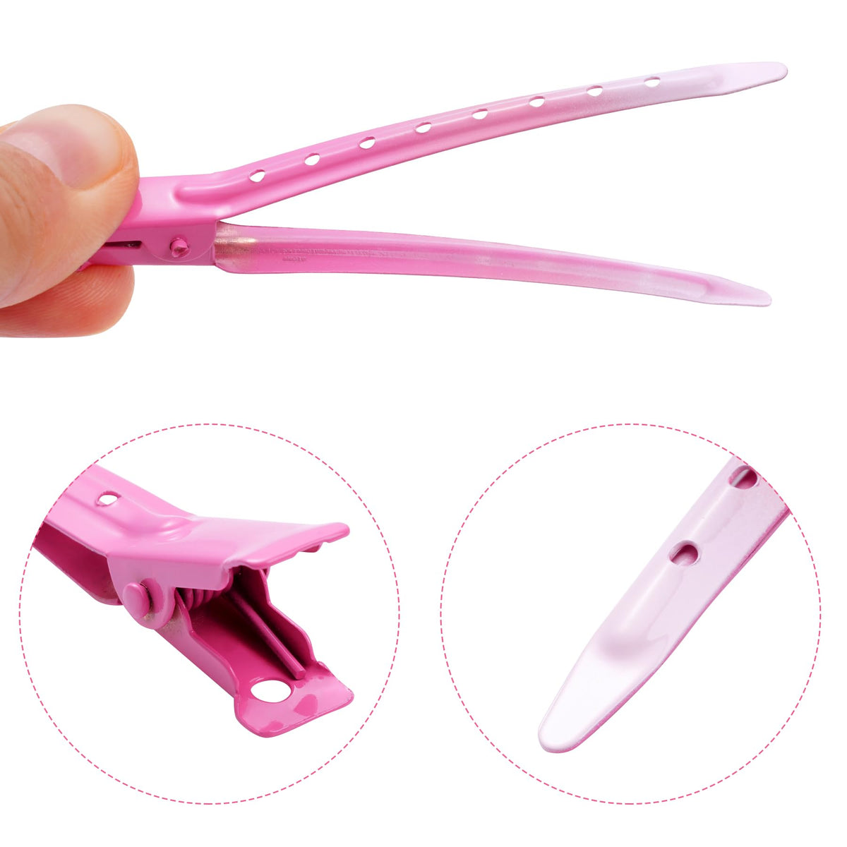 Bantoye Duck Bill Clips 3.35 inches length with styling hair