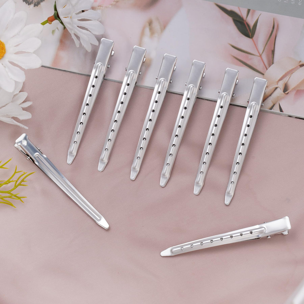 Bantoye Duck Bill Clips in a salon setting