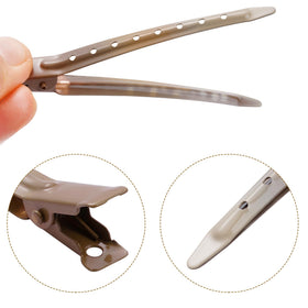 Bantoye Duck Bill Clips in use for hair styling