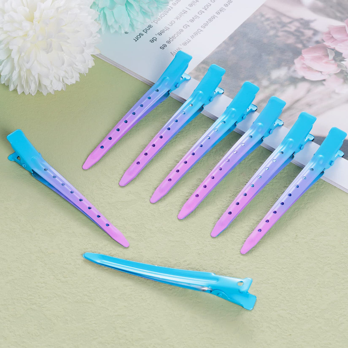 Bantoye Duck Bill Clips showing length and width dimensions