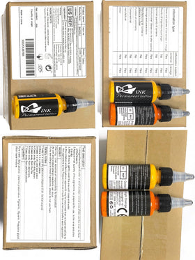 BAODELI Tattoo Ink Set 30ml bottles close-up