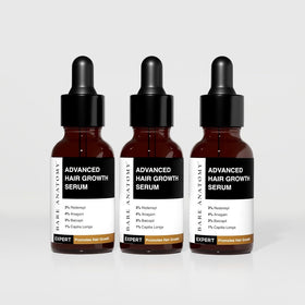 Bare Anatomy Advanced Hair Growth Serum front view with packaging