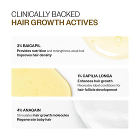 Bare Anatomy Advanced Hair Growth Serum with natural ingredients displayed