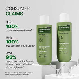 Bare Anatomy Anti Dandruff Shampoo with ingredients list