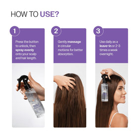 Bare Anatomy Rosemary Water Spray lifestyle use on hair