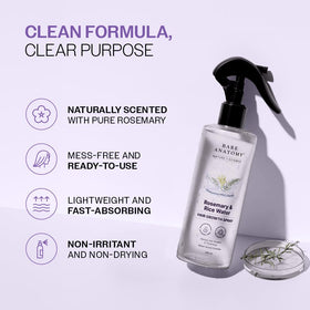 Bare Anatomy Rosemary Water Spray packaging details