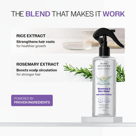Bare Anatomy Rosemary Water Spray with rice water ingredients