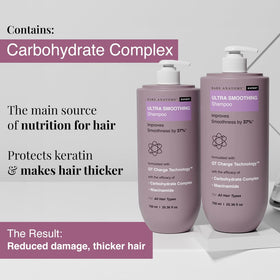 Bare Anatomy Ultra Smoothing Shampoo with ingredients list