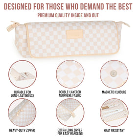 BAREFOOT CARIBOU Hair Tools Travel Bag in luggage