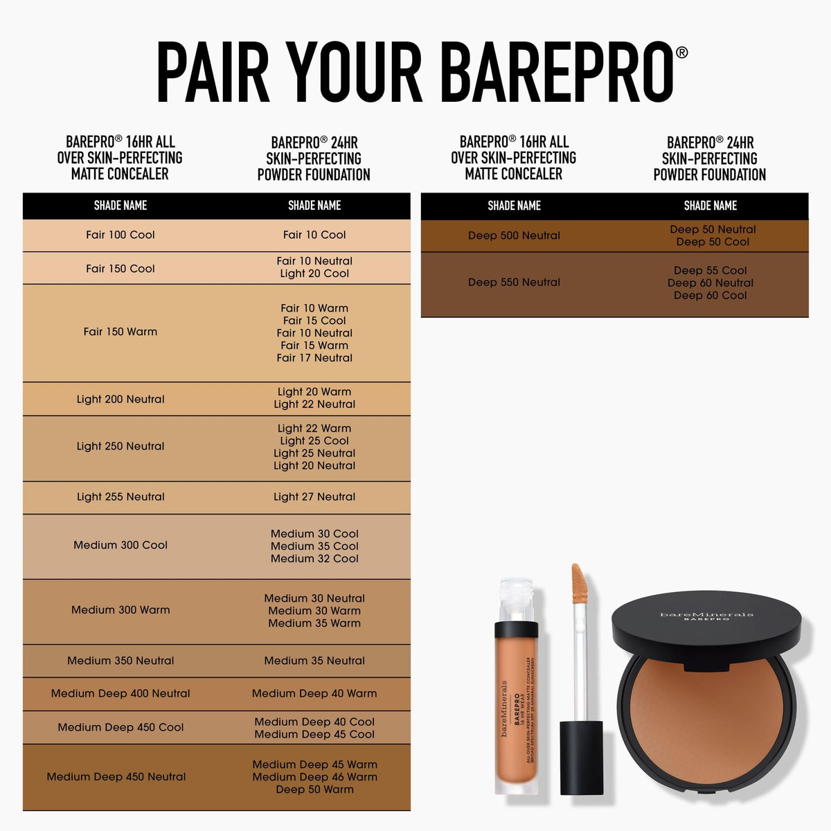 bareMinerals Barepro 24HR Powder Foundation lifestyle shot