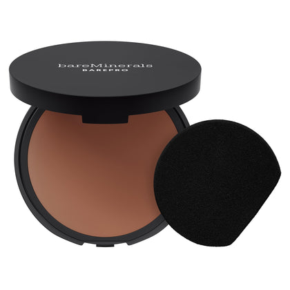bareMinerals Barepro 24HR Skin-Perfecting Powder Foundation Deep 55 Neutral front view