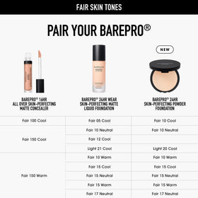 bareMinerals Barepro Powder Foundation texture demonstration