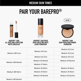 bareMinerals Barepro Powder Foundation with makeup brush