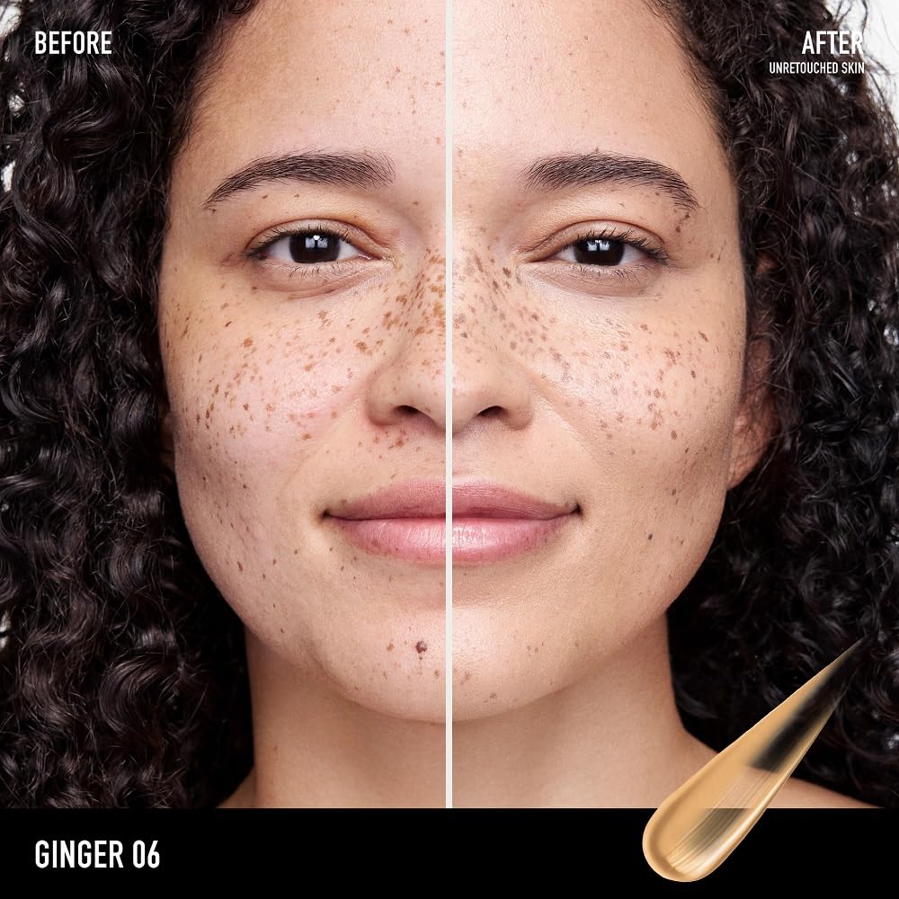 bareMinerals Complexion Rescue Tinted Moisturizer Ginger 06 texture on skin