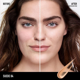 bareMinerals Complexion Rescue Tinted Moisturizer Suede 04 swatch on skin