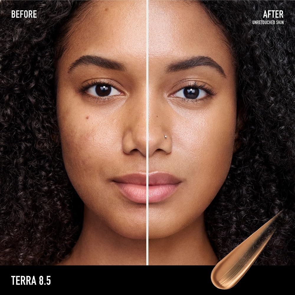 bareMinerals Complexion Rescue Tinted Moisturizer Terra 8.5 texture on skin