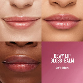 bareMinerals Dewy Lip Gloss-Balm Affection swatch on skin