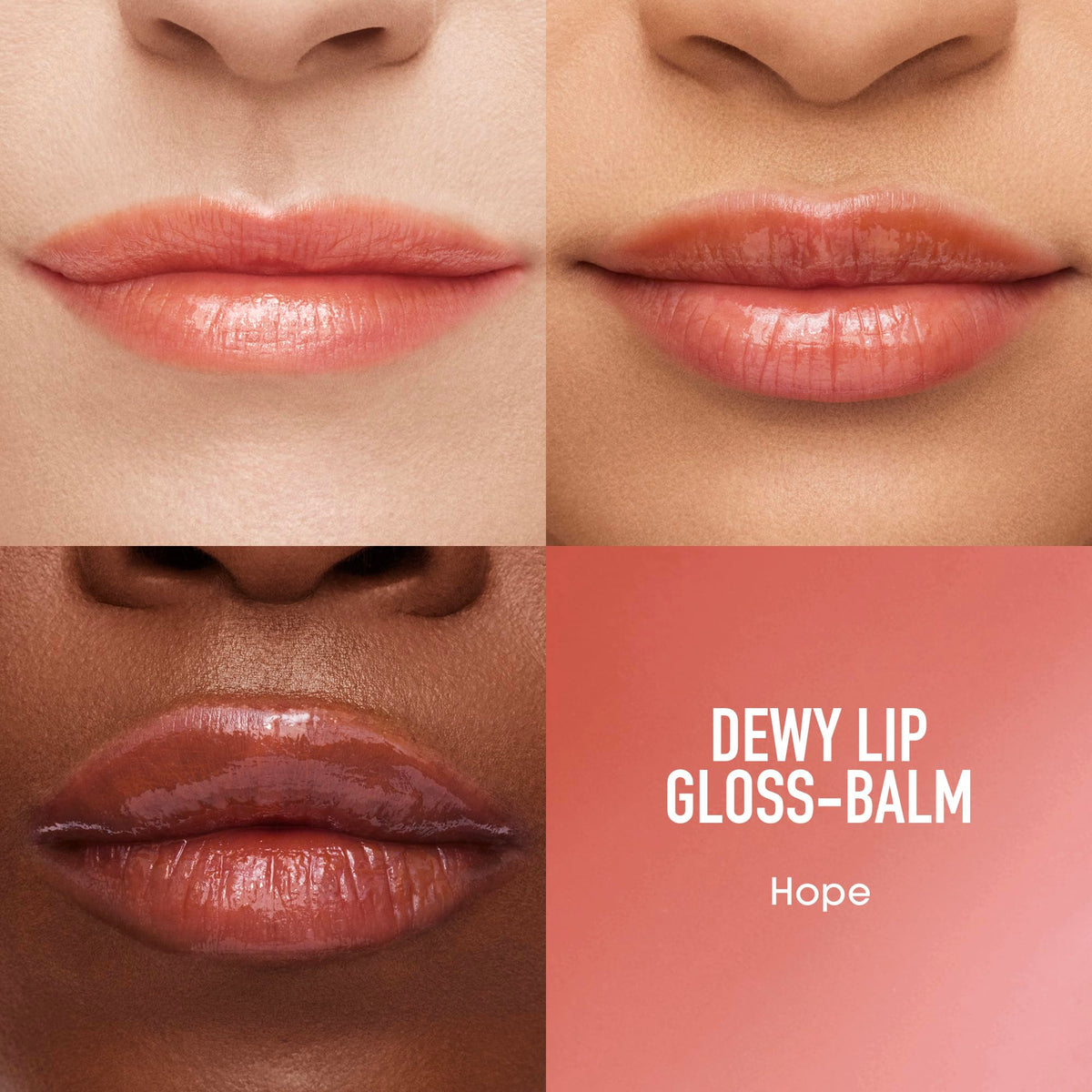 bareMinerals Dewy Lip Gloss-Balm swatch on skin