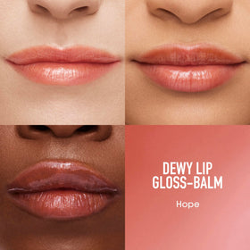 bareMinerals Dewy Lip Gloss-Balm swatch on skin