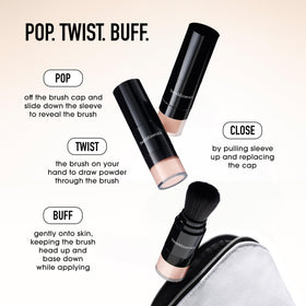 bareMinerals Mineral Veil powder brush close-up
