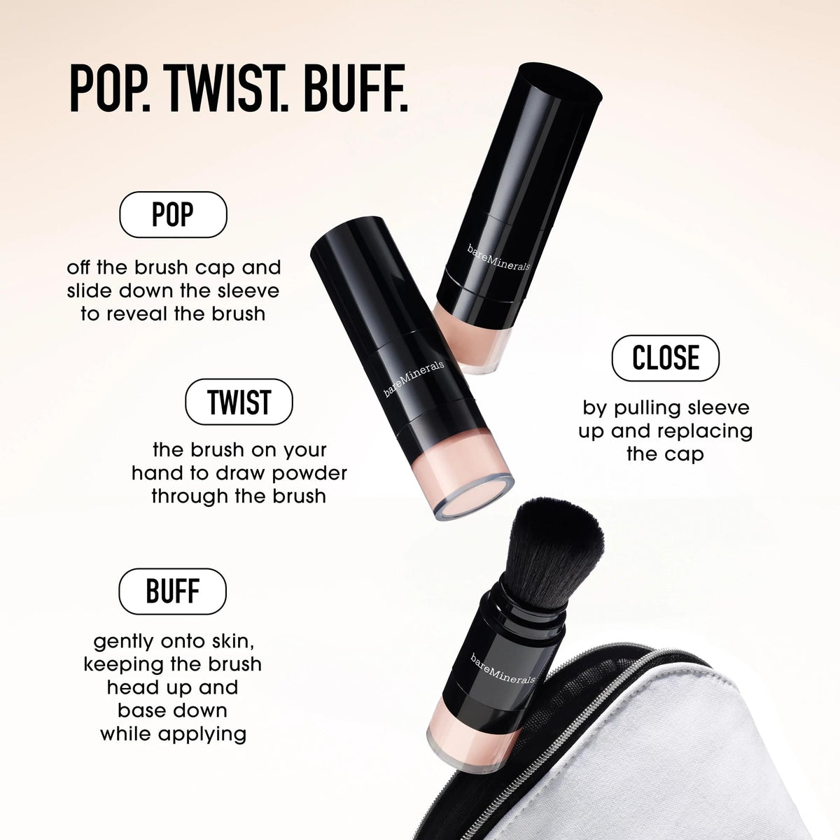 bareMinerals Mineral Veil Translucent Setting Powder with makeup products