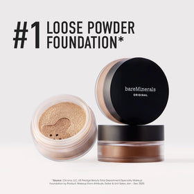 bareMinerals Original Loose Powder Foundation application brush