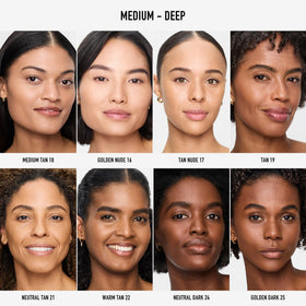 bareMinerals Original Loose Powder Foundation application on skin