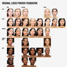 bareMinerals Original Loose Powder Foundation in use outdoors