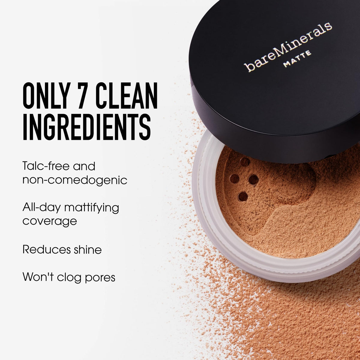 bareMinerals Original Matte Loose Mineral Foundation SPF 15 on makeup brush