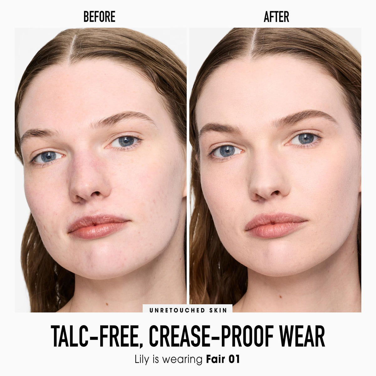 bareMinerals Original Pressed Powder Foundation Fair 01 open with powder visible