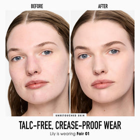 bareMinerals Original Pressed Powder Foundation Fair 01 open with powder visible
