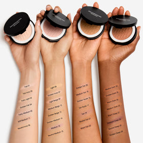 bareMinerals Original Pressed Powder Foundation Medium Beige 12 in makeup bag