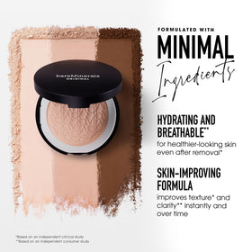 bareMinerals Original Pressed Powder Foundation Medium Beige 12 swatch on skin