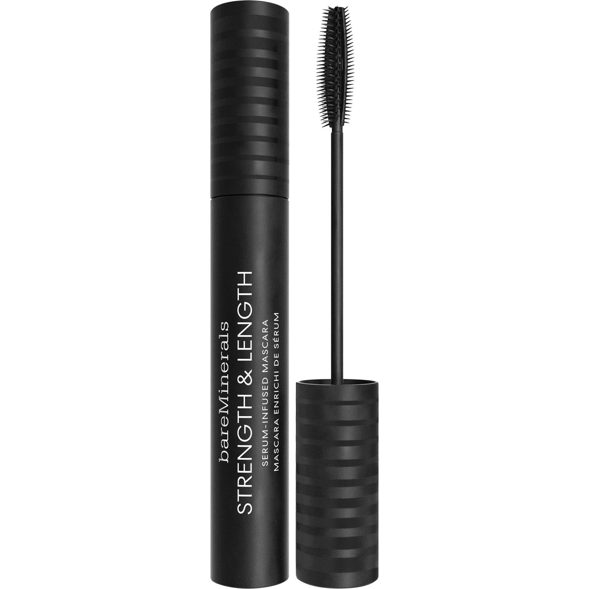 bareMinerals Strength & Length Serum Mascara Extreme Black front view