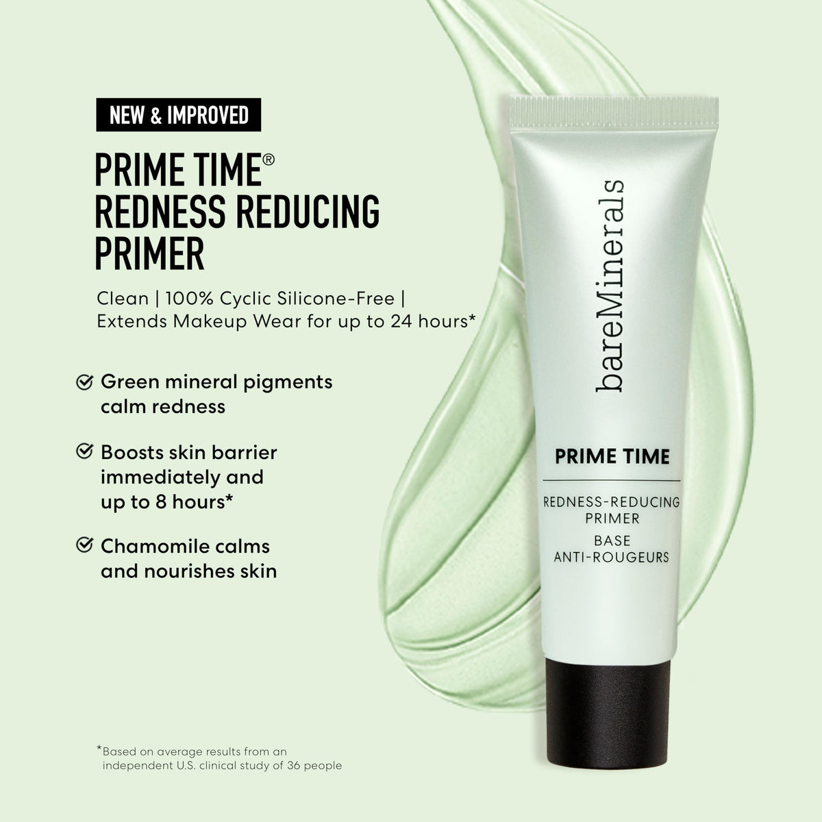 bareMinerals Time Original Foundation Primer texture close-up
