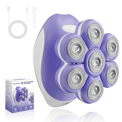 bartrimber Electric Razor for Women front view with 7D floating head
