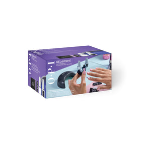 Base coat and no-wipe top coat included in OPI GELement kit