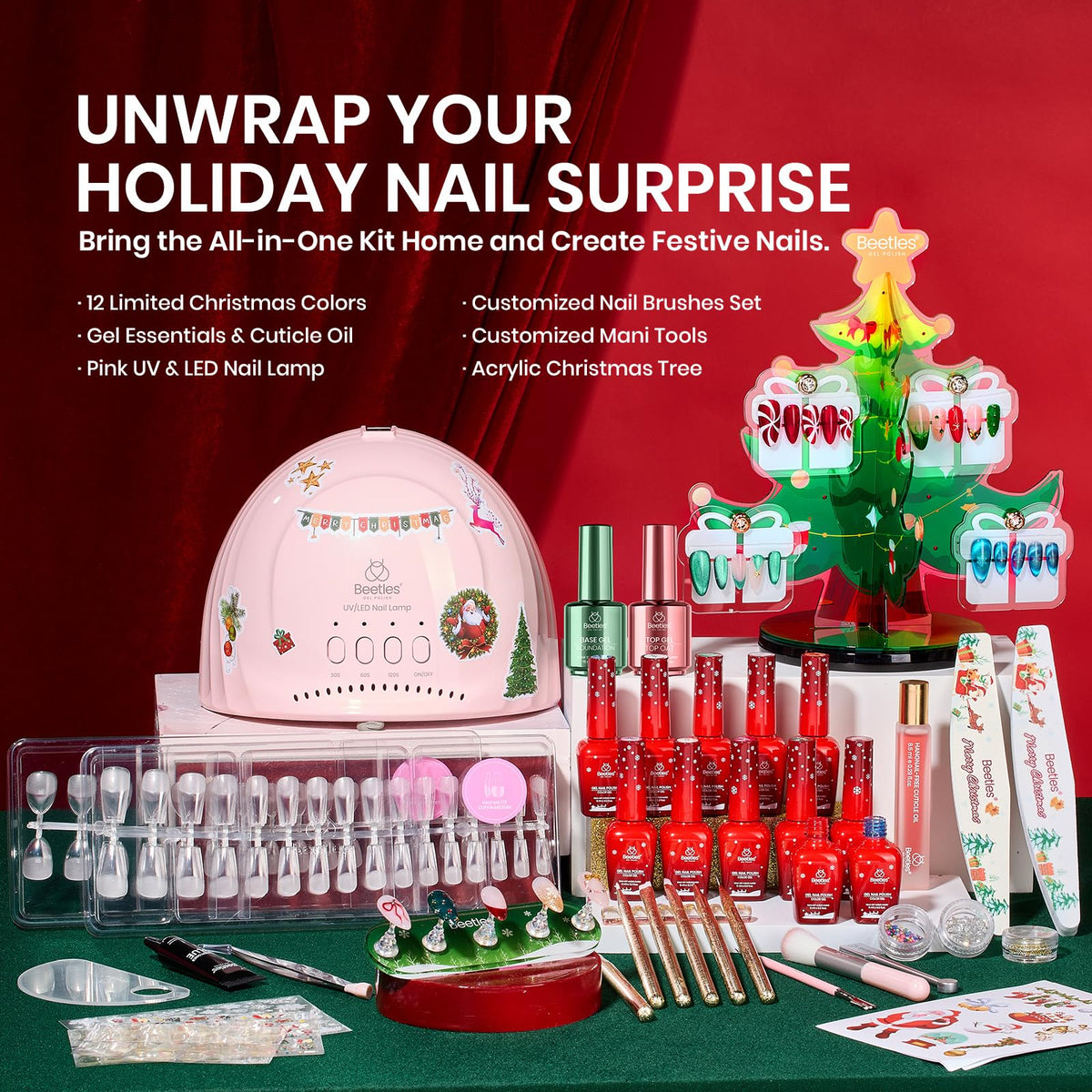 base coat and top coat included in the nail kit