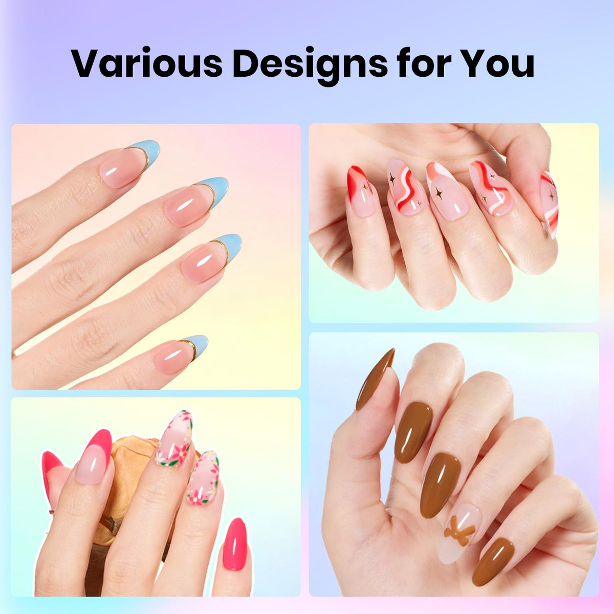base coat and top coats from beetles Gel Nail Polish Kit