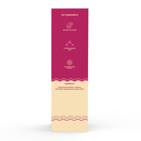 BASE LABORATORIES Hypochlorous Acid Spray application on skin