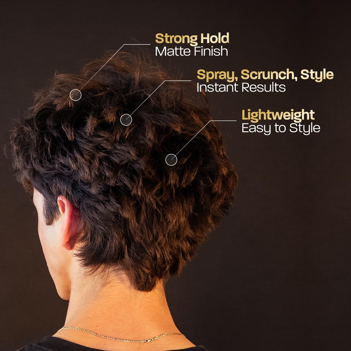BASED BODYWORKS Hair Texturizing Powder application on hair