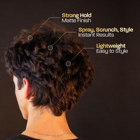 BASED BODYWORKS Hair Texturizing Powder application on hair