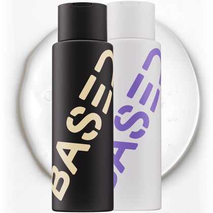 BASED BODYWORKS Shower Duo Shampoo and Conditioner front view