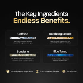 BASED BODYWORKS Under Eye Elixir back view with ingredient details