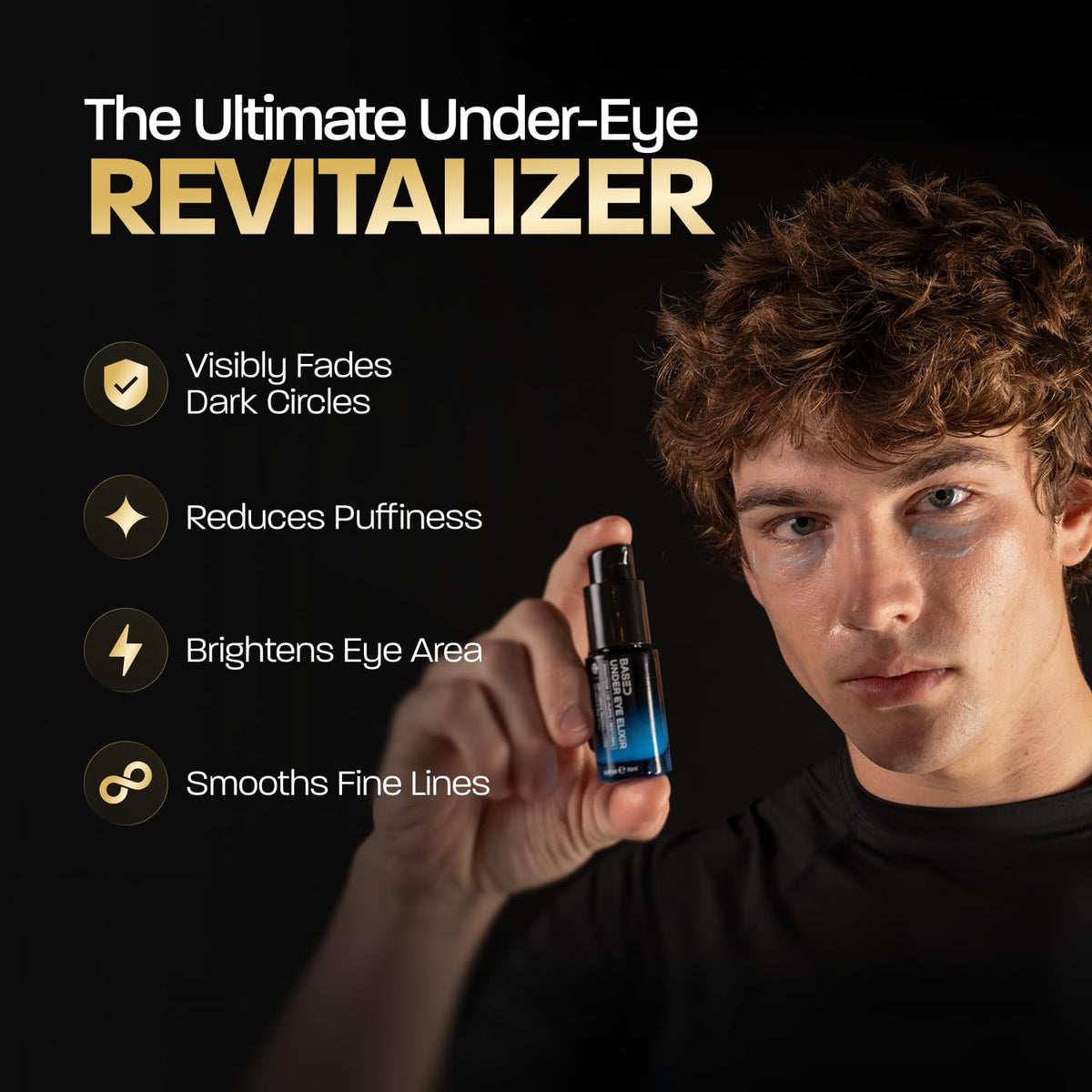 BASED BODYWORKS Under Eye Elixir side view showing applicator