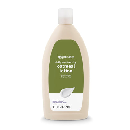 Basics Daily Moisturizing Oatmeal Body Lotion front view 18 Fl Oz